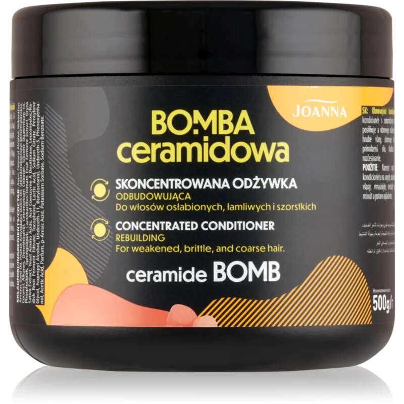 Joanna Ceramide Bomb Concentrated Hair Mask maska s ceramidy 500 ml