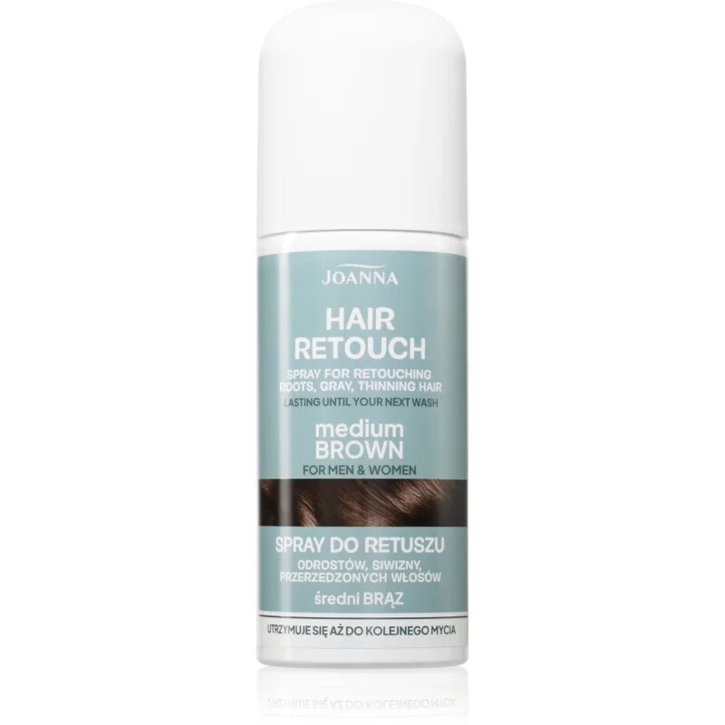 Joanna Hair Retouch Spray sprej pro zakrytí šedin Medium Brown 75 ml
