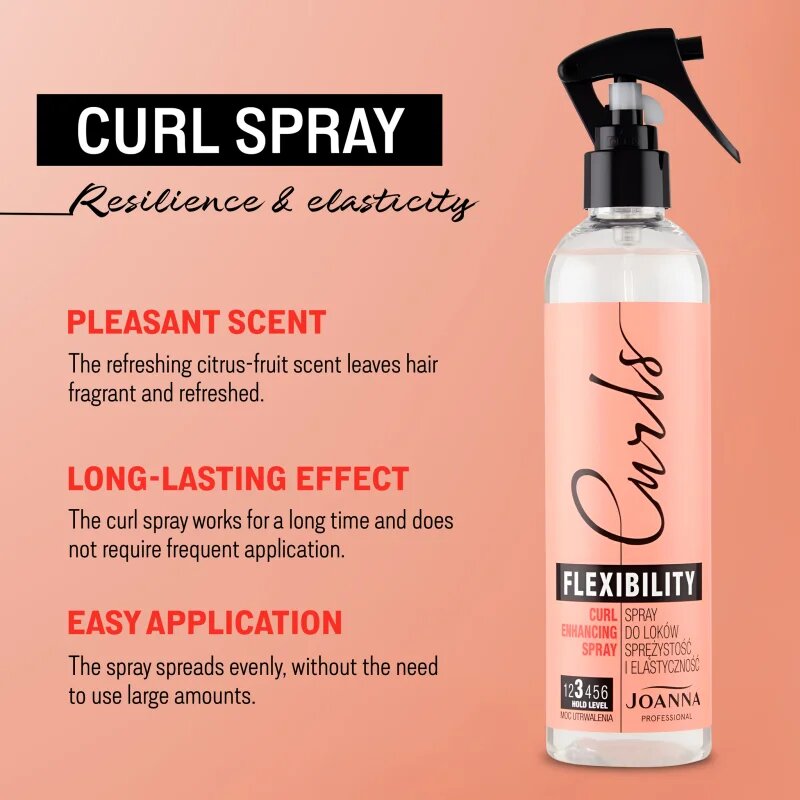 Joanna Professional Curls sprej pro kudrnaté vlasy 300 ml