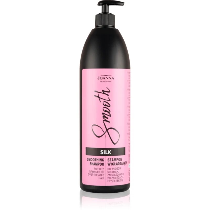 Joanna Professional Silk pečující šampon pro suché poškozené a chemicky ošetřené vlasy 1000 ml