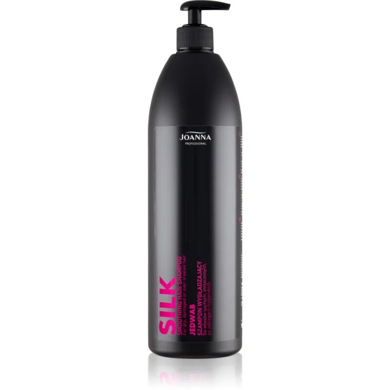 Joanna Professional Silk pečující šampon pro suché poškozené a chemicky ošetřené vlasy 1000 ml