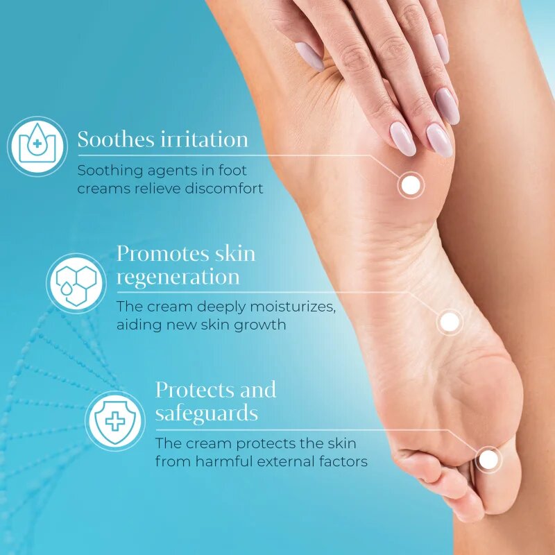 Joanna Sensual Foot Cream hydratační a vyživující krém na nohy Goat Milk & Prebiotics 100 g
