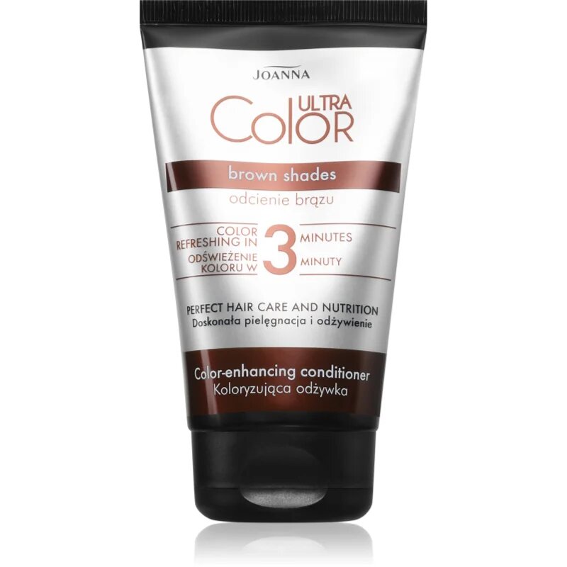 Joanna Ultra Color Brown Shades 3 Minutes maska na vlasy pro hnědé odstíny vlasů 100 g