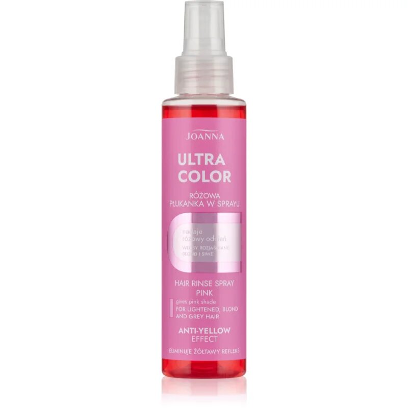 Joanna Ultra Color Hair Rinse Pink Spray tónovací sprej odstín Pink 150 ml