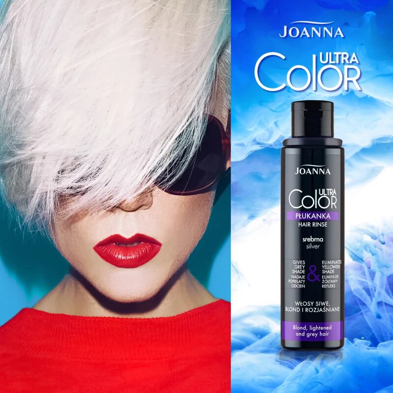 Joanna Ultra Color tónovací barva na vlasy odstín Silver Blond 100 g
