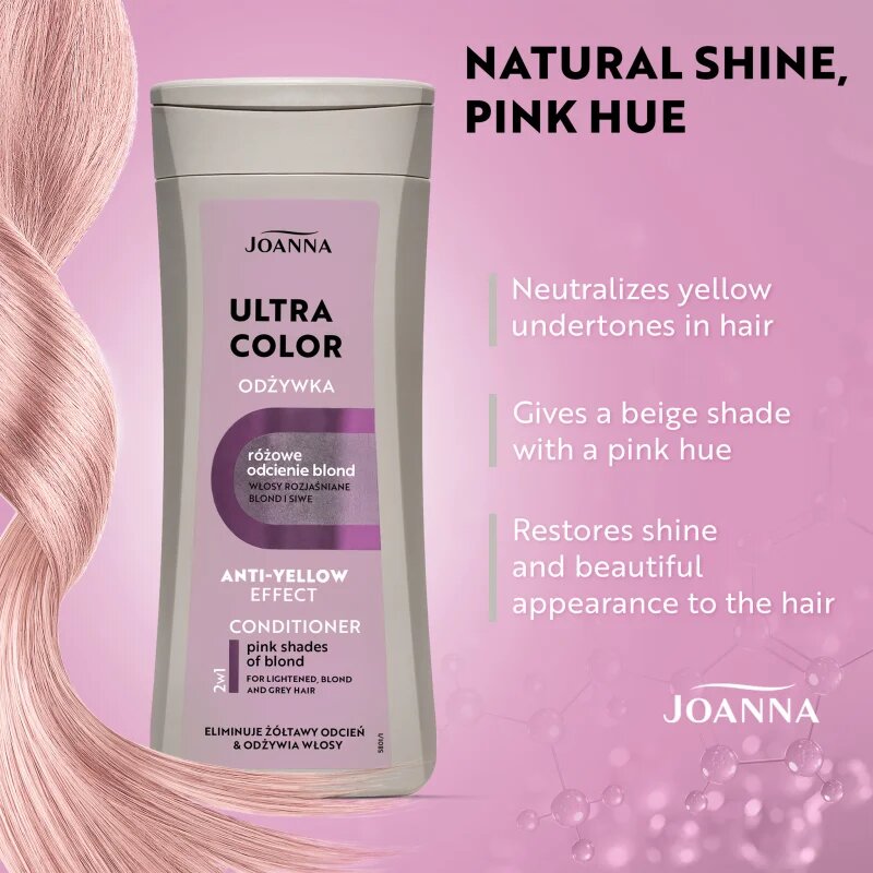 Joanna Ultra Color tónovací kondicionér odstín Pink 200 ml