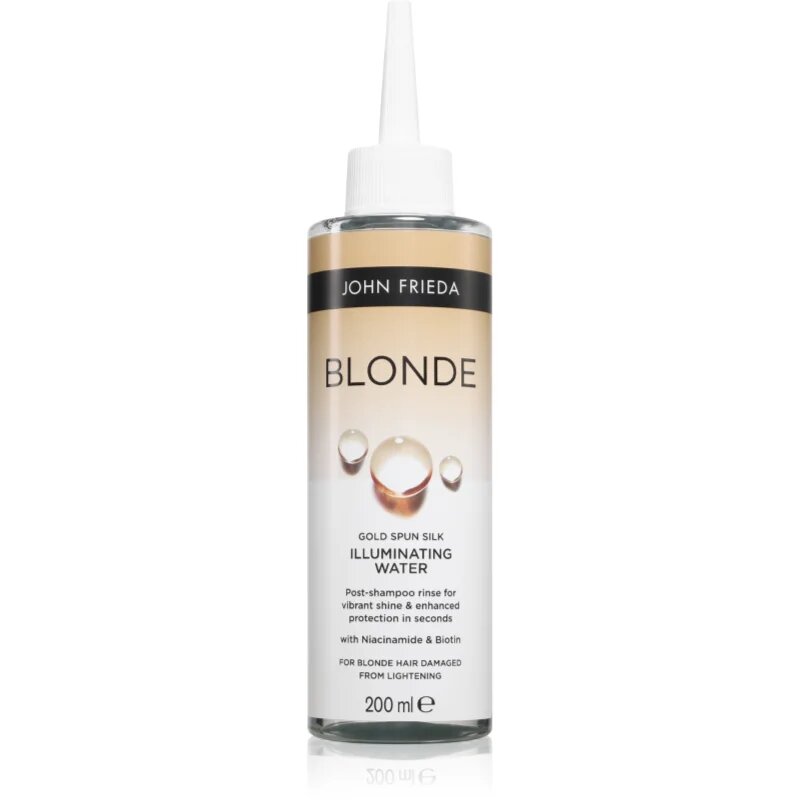 John Frieda Blonde Gold Spun Silk Illumintaing Water rozjasňující péče pro blond vlasy 200 ml