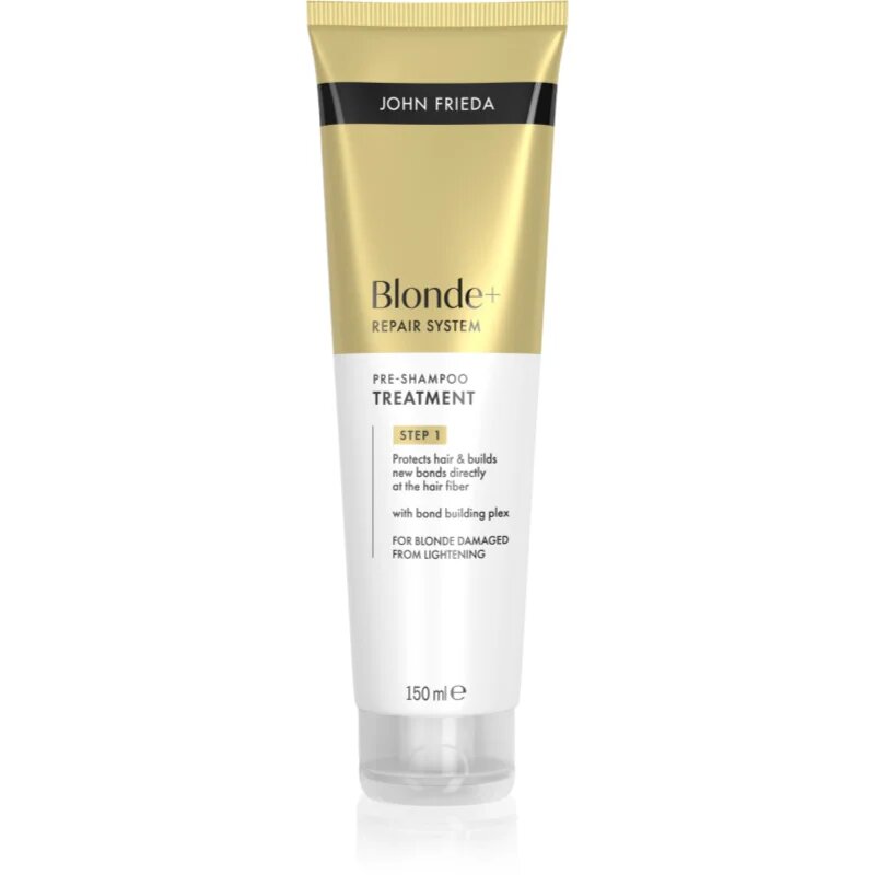 John Frieda Blonde+ Repair System Pre-shampoo Treatment předšamponová péče pro posílení vlasů 150 ml