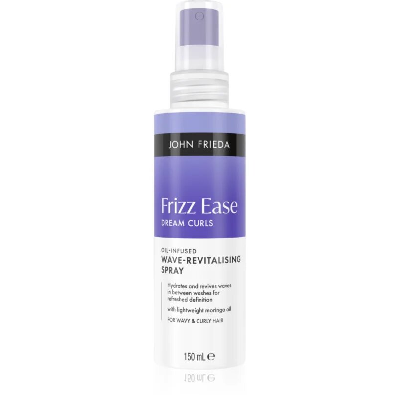 John Frieda Frizz Ease Oil-Infused Wave-Revitalising Spray hydratační sprej na vlasy pro vlnité a kudrnaté vlasy 150 ml
