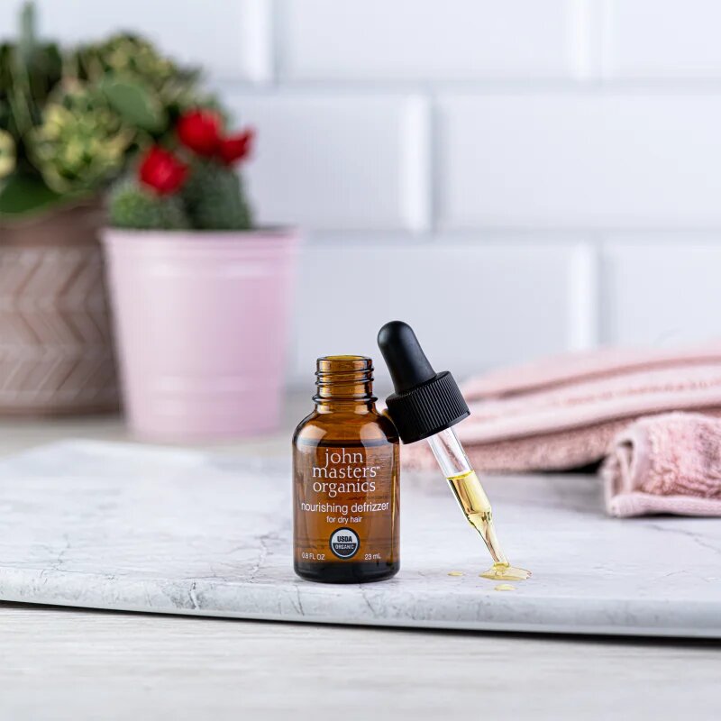 John Masters Organics Dry Hair Nourishment & Defrizzer pečující olej pro uhlazení vlasů 23 ml