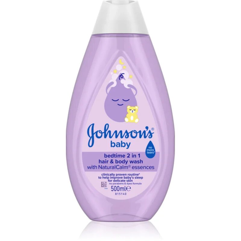Johnson's® Bedtime mycí gel na tělo a vlasy na dobrou noc 500 ml