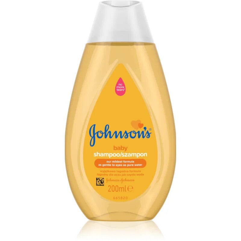 Johnson's® Wash and Bath extra jemný šampon pro děti od narození 200 ml