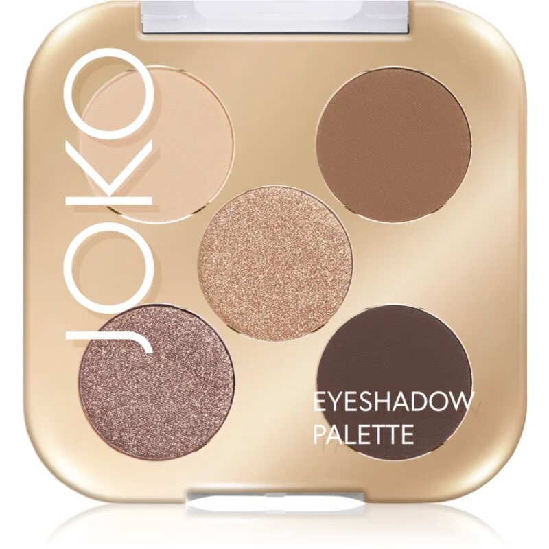JOKO Eyeshadow Palette paleta očních stínů 5 barev odstín Sparkling Sands 7 g
