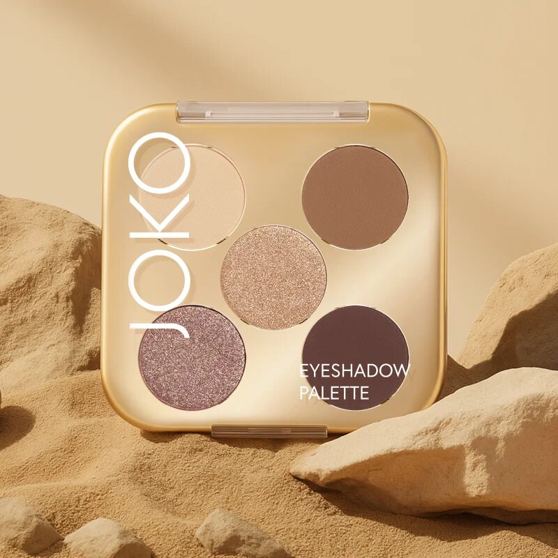 JOKO Eyeshadow Palette paleta očních stínů 5 barev odstín Sparkling Sands 7 g