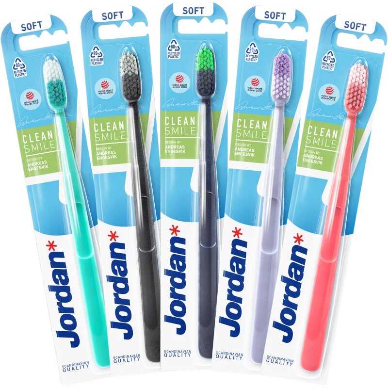 Jordan Clean Smile Soft zubní kartáček 1 ks