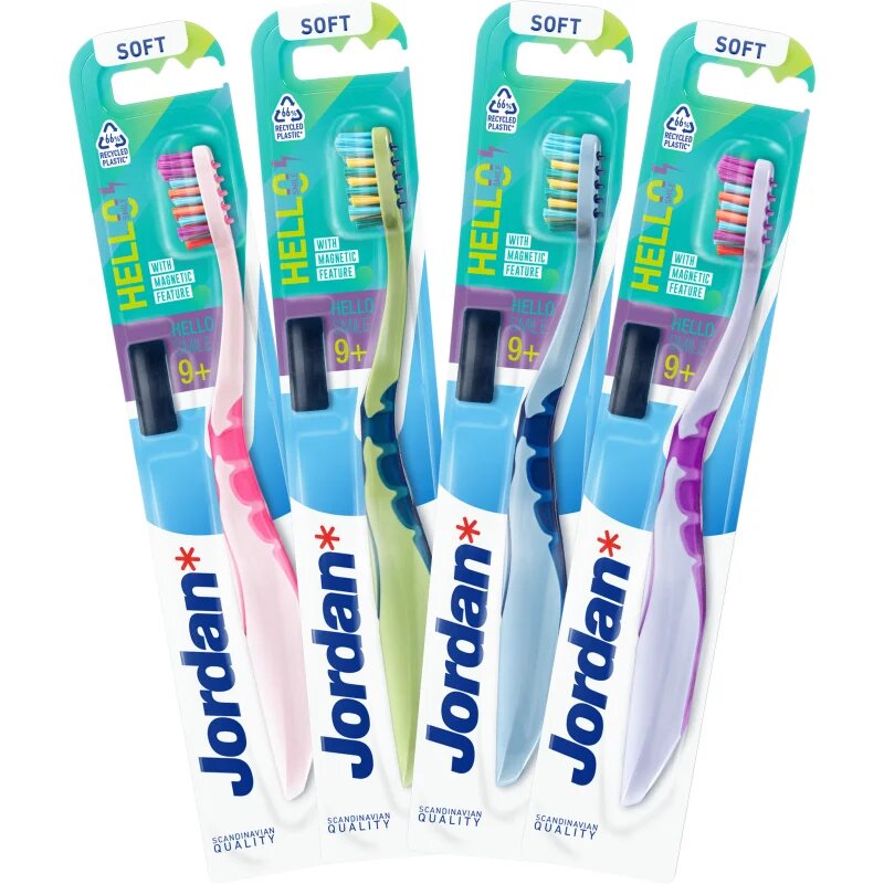 Jordan Hello Smile Soft zubní kartáček pro děti 1 ks