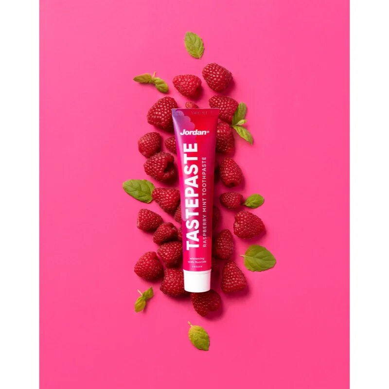 Jordan Tastepaste Raspberry Mint zubní pasta 50 ml