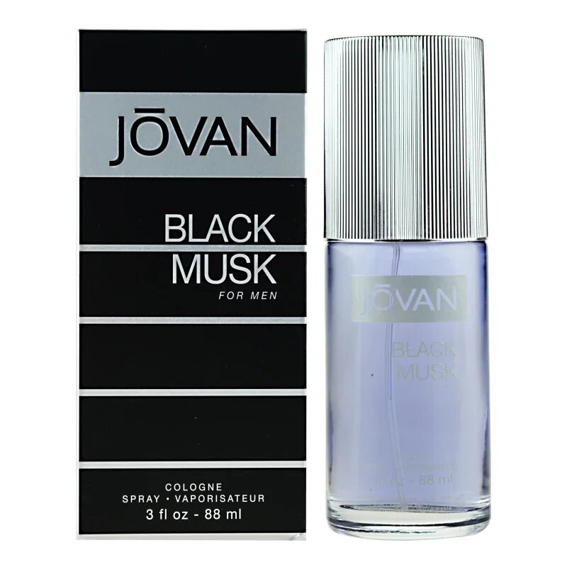 Jovan Black Musk kolínská voda pro muže 88 ml