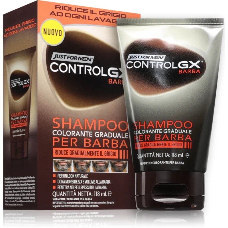 Just for Men Control GX Shampoo šampon proti šedivění vousů 118 ml