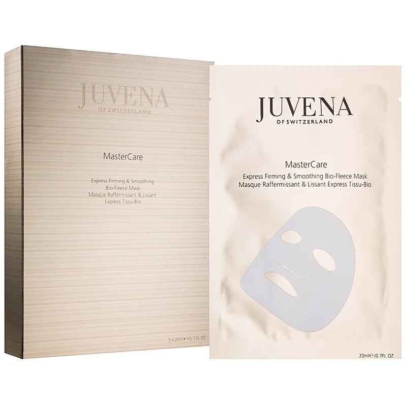 Juvena MasterCare Express Firming & Smoothing Bio-Fleece Mask expresní liftingová maska se zpevňujícím účinkem 5x20 ml