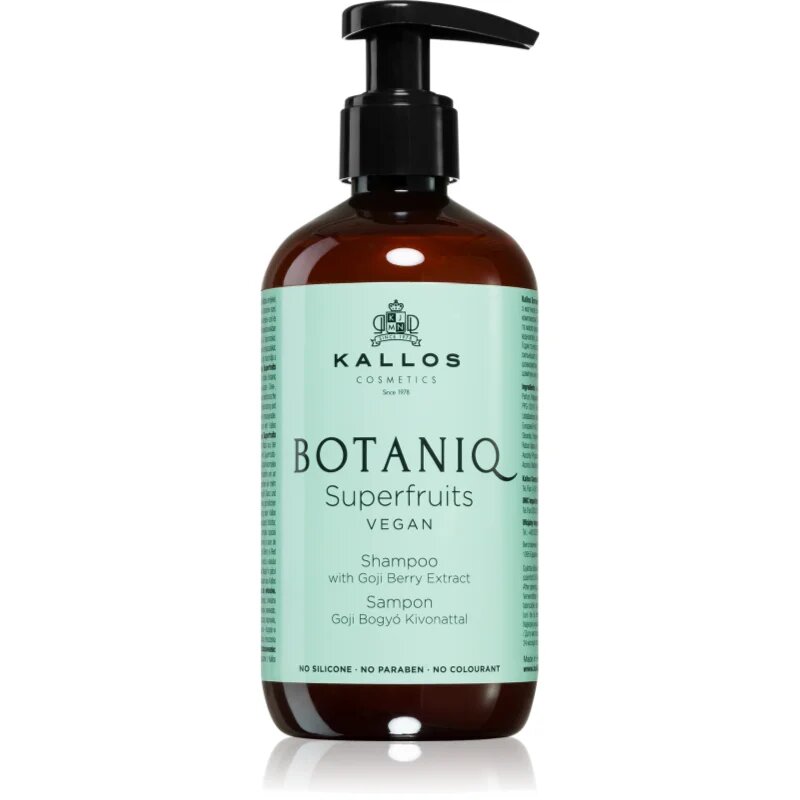 Kallos Botaniq Superfruits posilující šampon s rostlinnými extrakty 300 ml