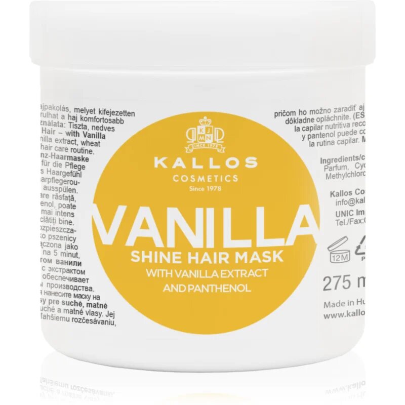 Kallos Classic maska pro suché vlasy 275 ml