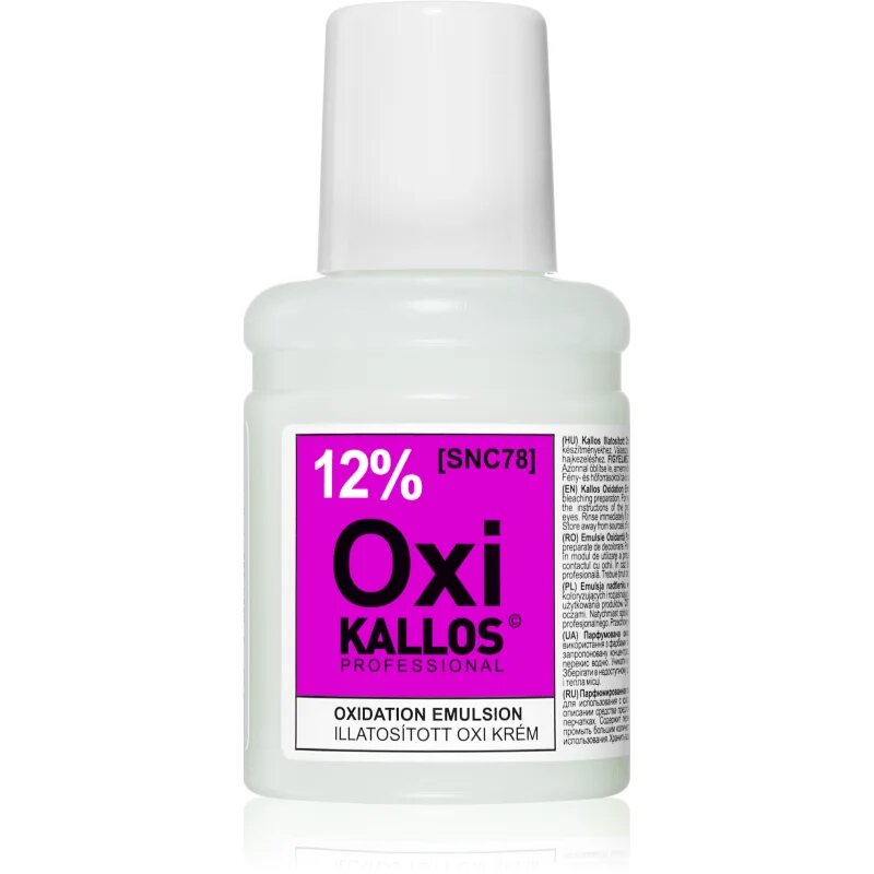 Kallos Classic Oxi krémový peroxid 12% pro profesionální použití 60 ml