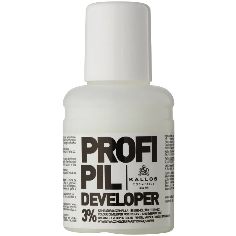 Kallos Classic Profi Pil aktivační emulze pro barvu na obočí a řasy 60 ml
