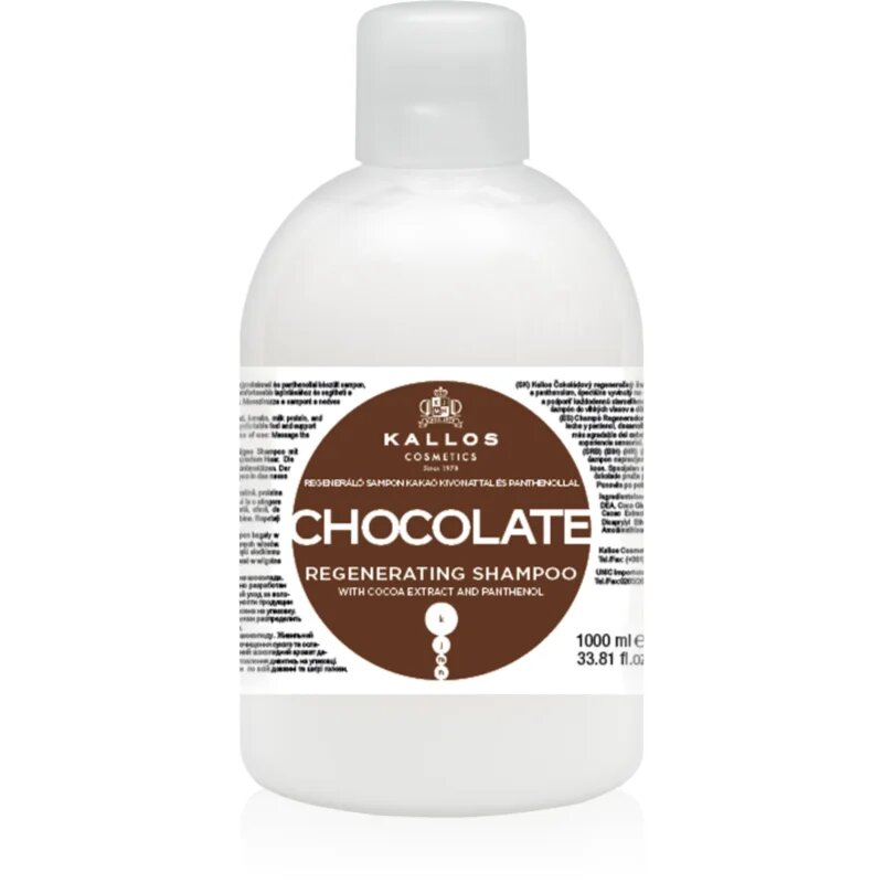 Kallos Classic regenerační šampon pro suché a poškozené vlasy 1000 ml