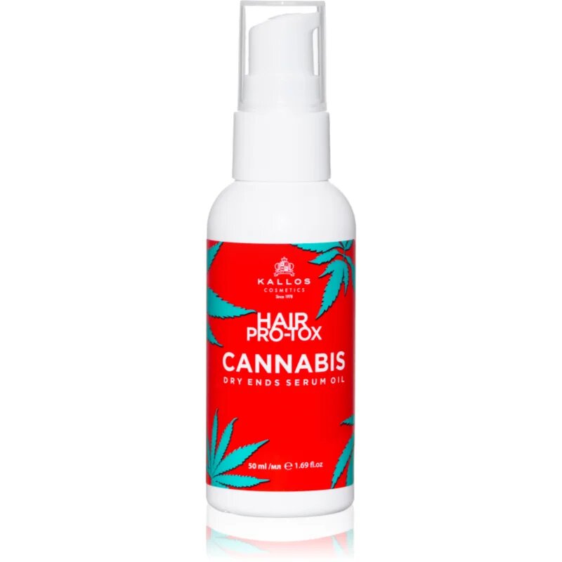 Kallos Hair Pro-Tox Cannabis olejové sérum na suché konečky vlasů 50 ml