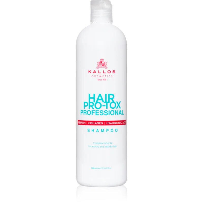 Kallos Hair Pro-Tox šampon s keratinem pro suché a poškozené vlasy 500 ml