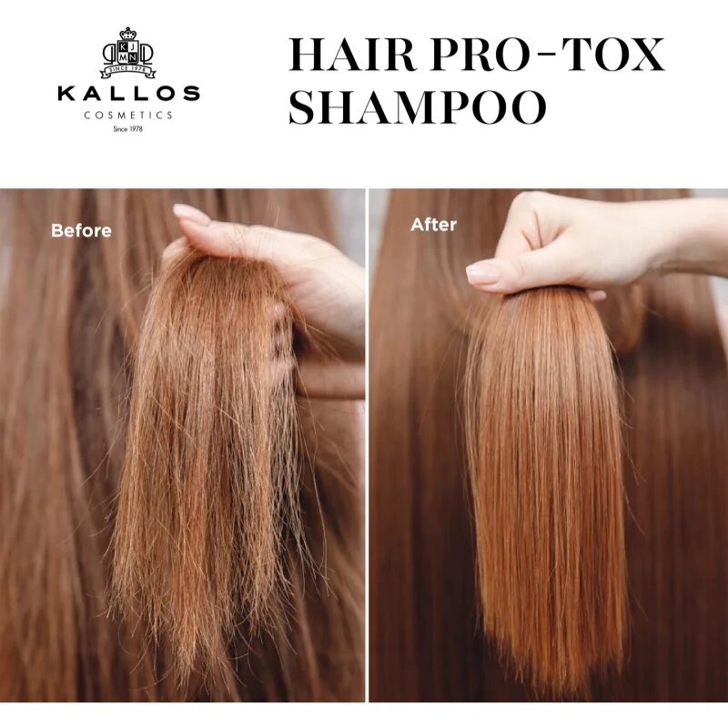 Kallos Hair Pro-Tox šampon s keratinem pro suché a poškozené vlasy 500 ml