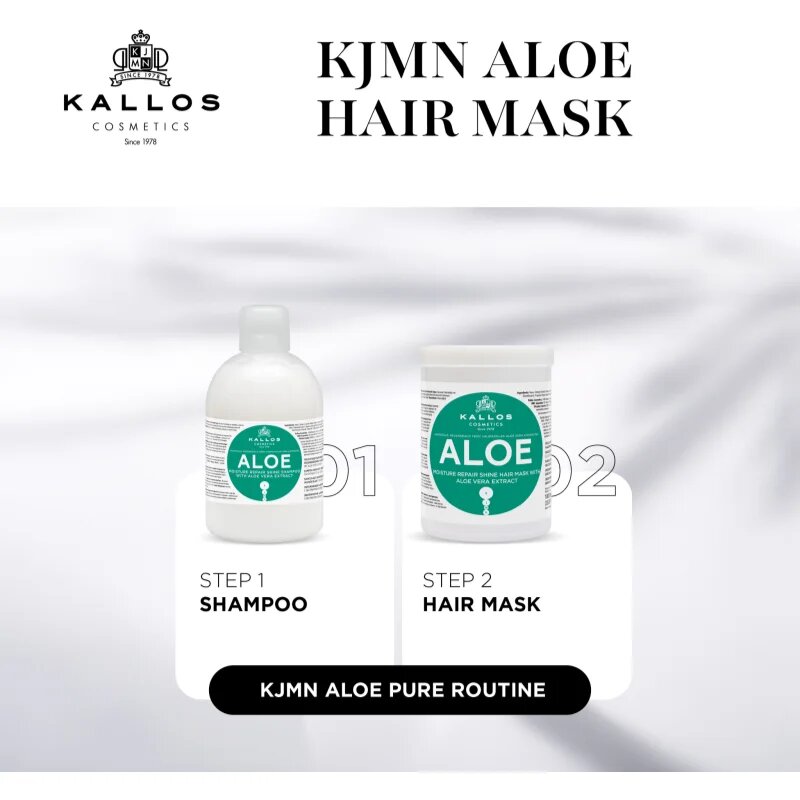 Kallos KJMN Professional Aloe hydratační maska s aloe vera 1000 ml