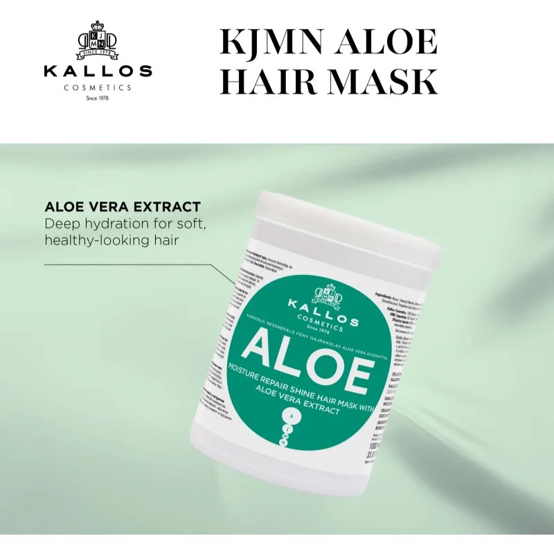 Kallos KJMN Professional Aloe hydratační maska s aloe vera 275 ml