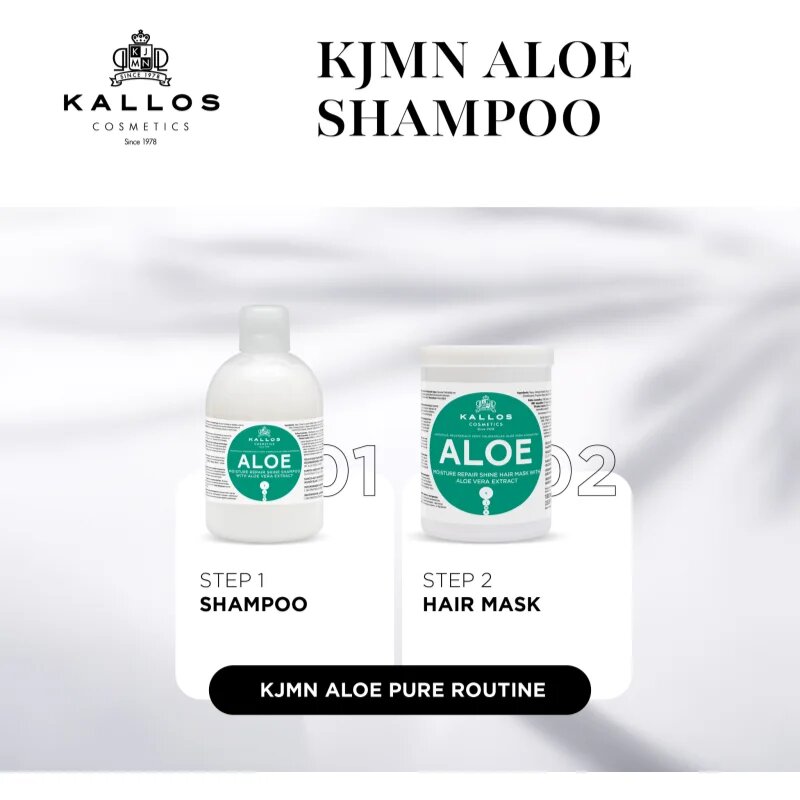 Kallos KJMN Professional Aloe obnovující šampon s aloe vera 1000 ml