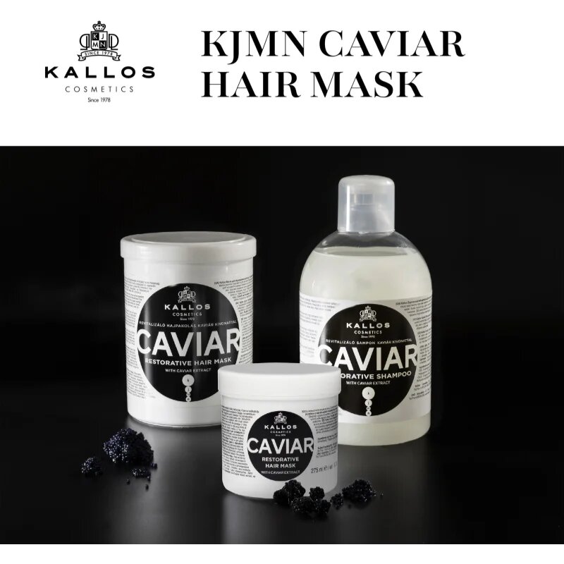Kallos KJMN Professional Caviar obnovující maska s kaviárem 1000 ml
