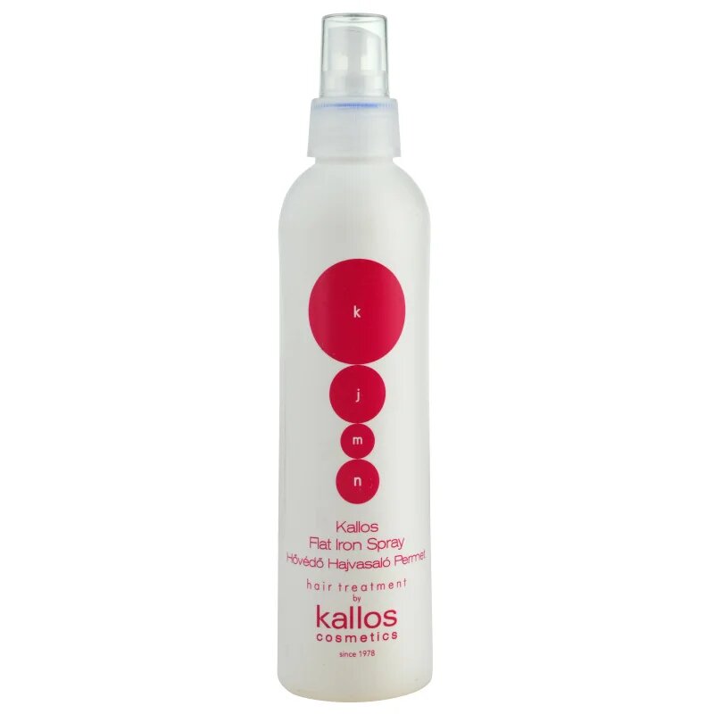 Kallos KJMN Professional Flat Iron Spray ochranný sprej pro tepelnou úpravu vlasů 200 ml