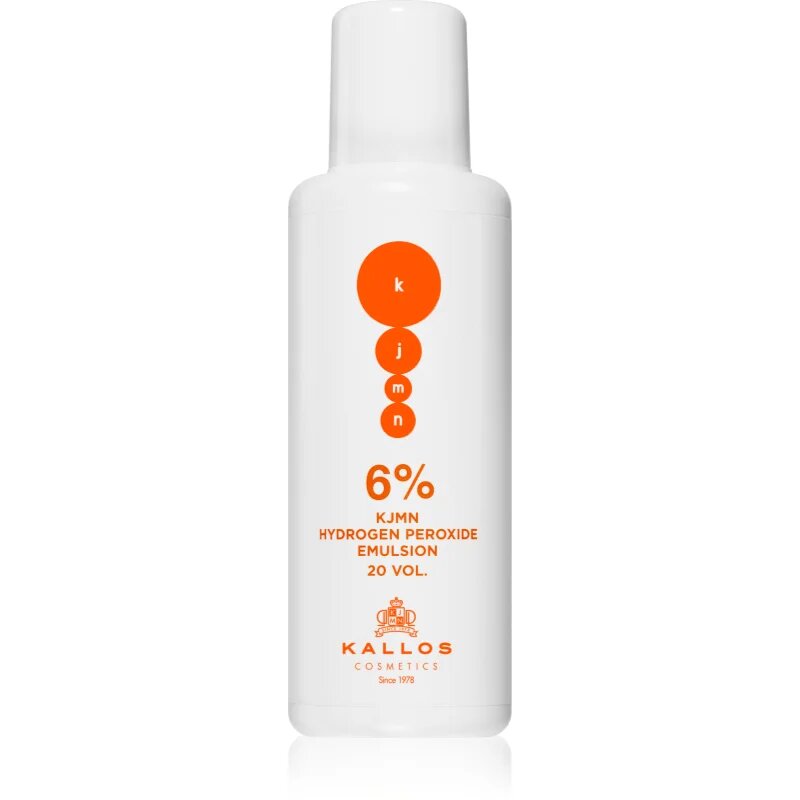 Kallos KJMN Professional Hydrogen Peroxide aktivační emulze 6 % 20 vol. pro profesionální použití 100 ml