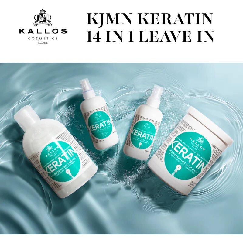 Kallos KJMN Professional Keratin bezoplachový sprej na vlasy 200 ml