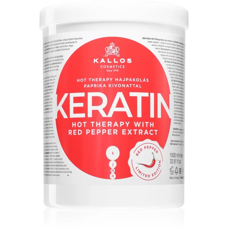 Kallos KJMN Professional Keratin maska na vlasy 1000 ml