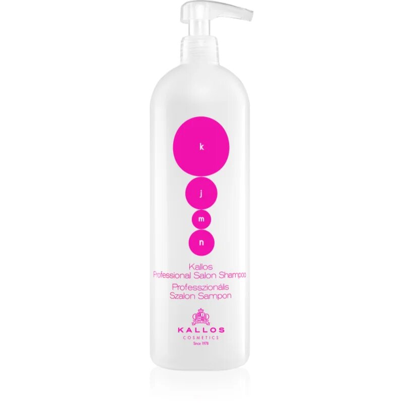 Kallos KJMN Professional Nourishing Shampoo vyživující šampon pro suché a poškozené vlasy 1000 ml