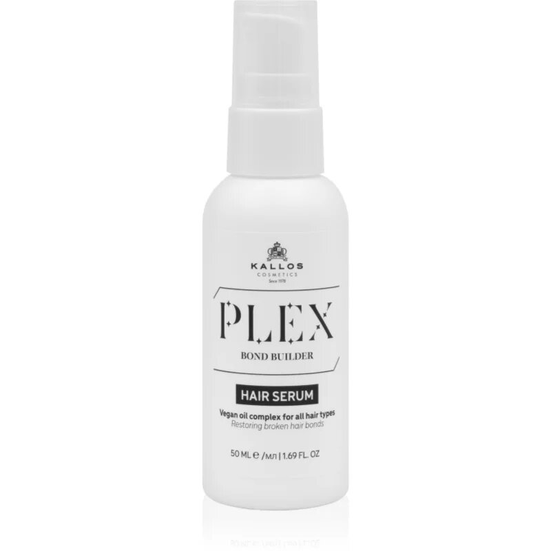 Kallos Plex Dry Ends Serum hydratační a vyživující sérum na suché konečky vlasů 50 ml