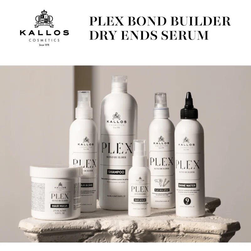 Kallos Plex Dry Ends Serum hydratační a vyživující sérum na suché konečky vlasů 50 ml