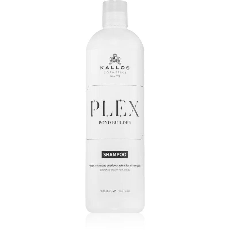Kallos Plex Shampoo regenerační šampon pro poškozené chemicky ošetřené vlasy 1000 ml