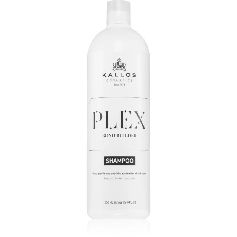 Kallos Plex Shampoo regenerační šampon pro poškozené chemicky ošetřené vlasy 500 ml