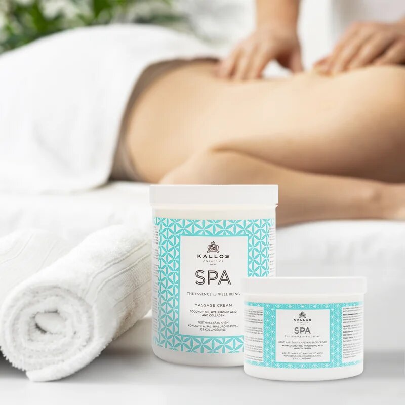 Kallos Spa masážní krém na ruce a nohy 500 ml