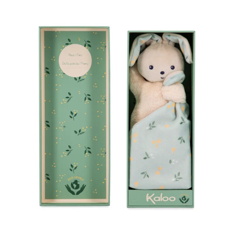 Kaloo Carre Douceur plyšová hračka Mint Rabbit 1 ks