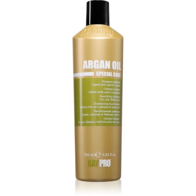 Kaypro Argan Oil Nourishing Shampoo šampon pro suché a matné vlasy s arganovým olejem 350 ml