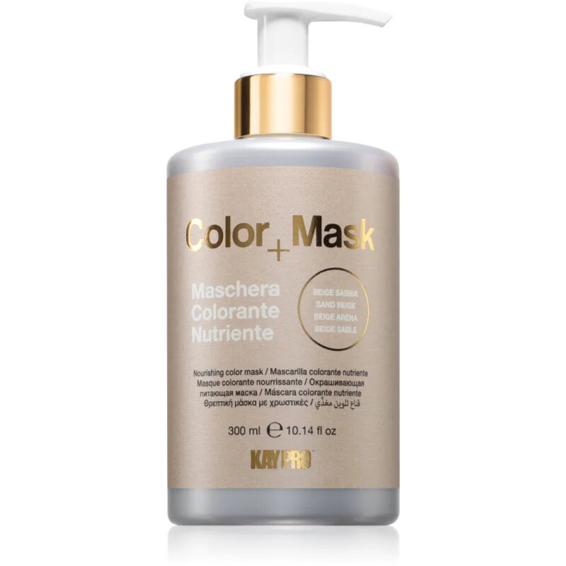 Kaypro Color Mask Nourishing Color Mask barvicí maska odstín Beige 300 ml