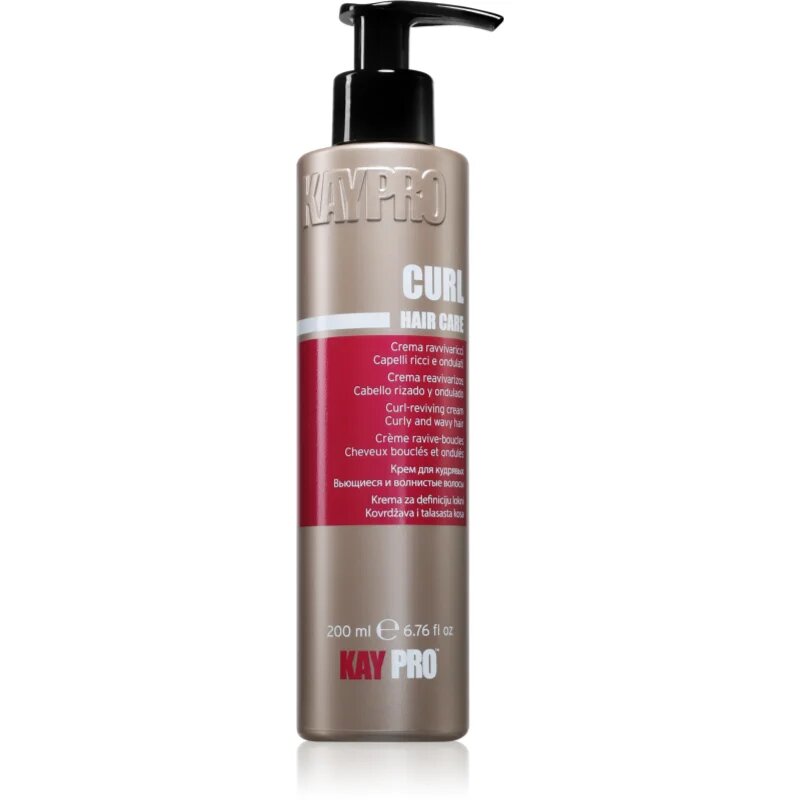 Kaypro Curl Hair Care Curl-Reviving Cream kondicionér pro vlnité a kudrnaté vlasy 200 ml